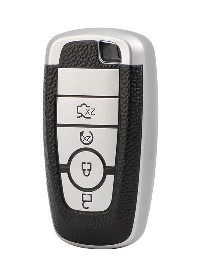Suitable For 2022/2021/2020 Ford Edge Escape Expedition Explorer Fusion Mustang Ranger Bronco Maverick key Protection Case High-end Car Key Case - Image 2
